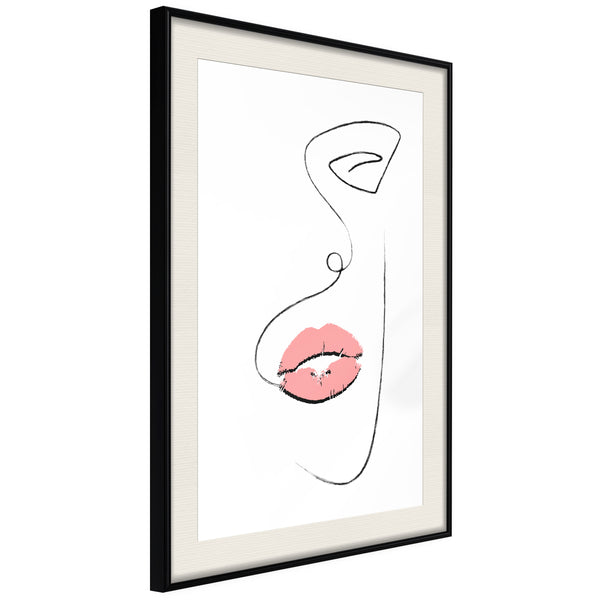 Poster - Temptation  - zwart passepartout