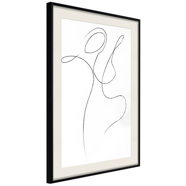 Poster - Two Souls I  - zwart passepartout