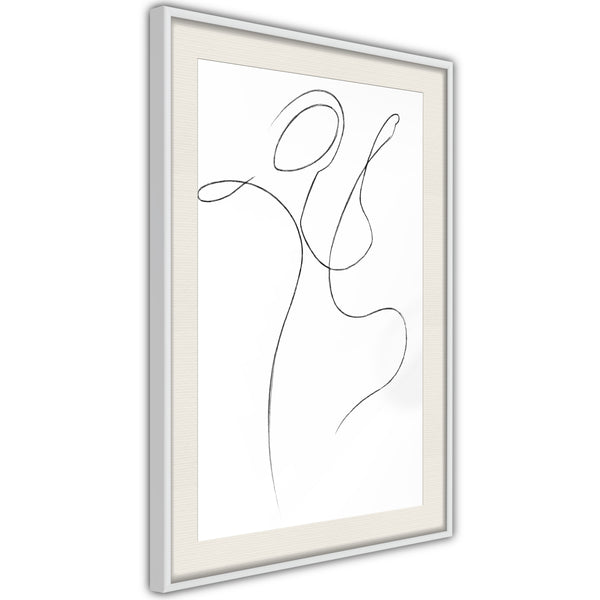 Poster - Two Souls I  - wit passepartout