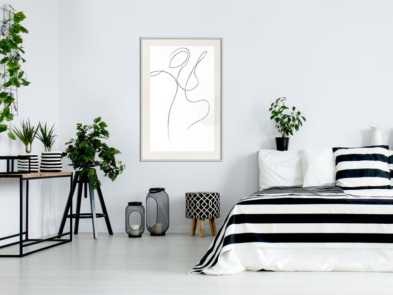 Poster - Two Souls I  - wit passepartout