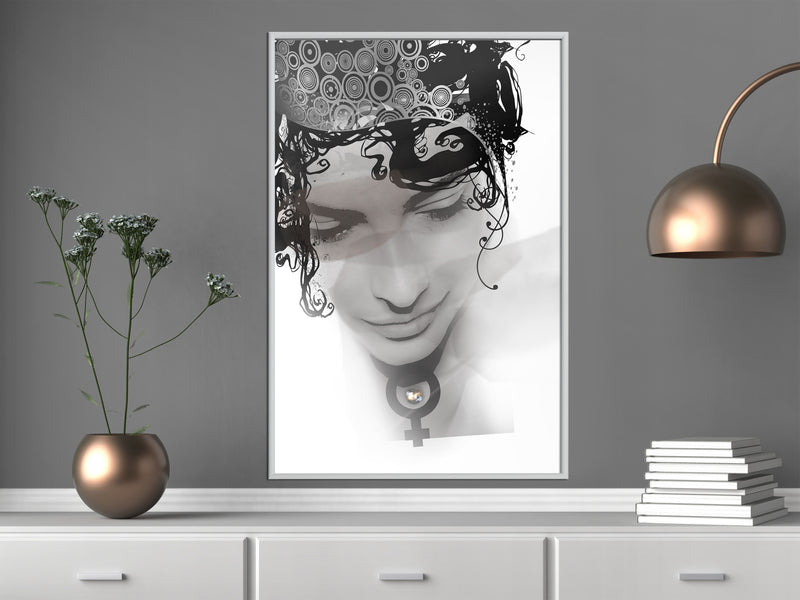 Poster - Delicate Features  - wit