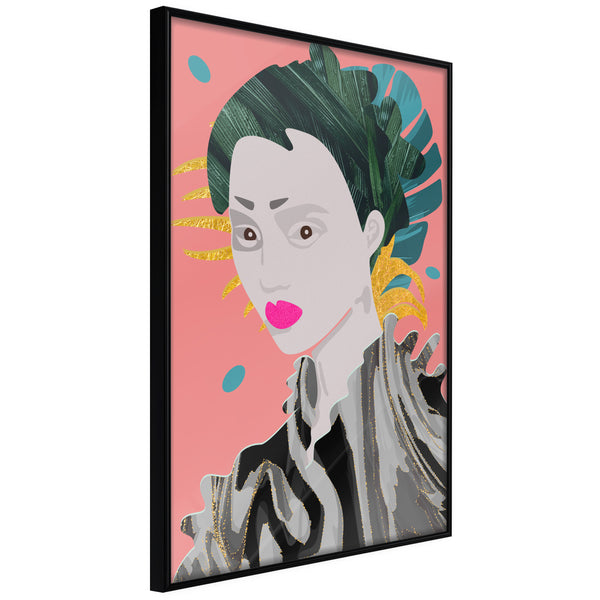 Poster - Geisha  - zwart