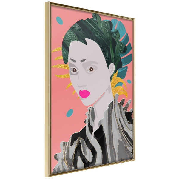 Poster - Geisha  - goud