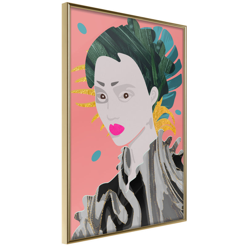 Poster - Geisha  - goud