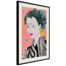 Poster - Geisha  - zwart passepartout