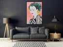 Poster - Geisha  - zwart
