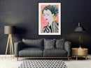 Poster - Geisha  - zwart passepartout
