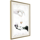 Poster - Give Me Your Heart  - goud passepartout