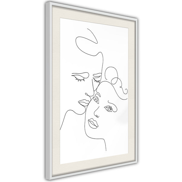 Poster - Soulmates  - wit passepartout