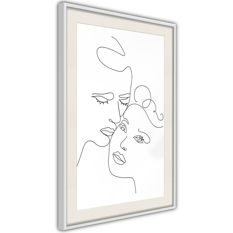 Poster - Soulmates  - wit passepartout