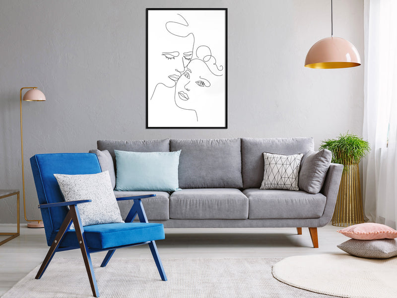 Poster - Soulmates  - zwart