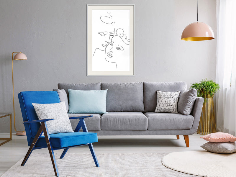 Poster - Soulmates  - wit passepartout