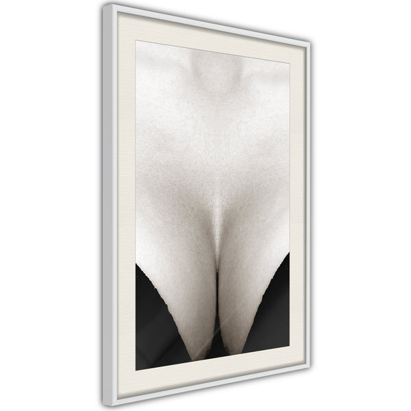 Poster - Delicate Skin  - wit passepartout