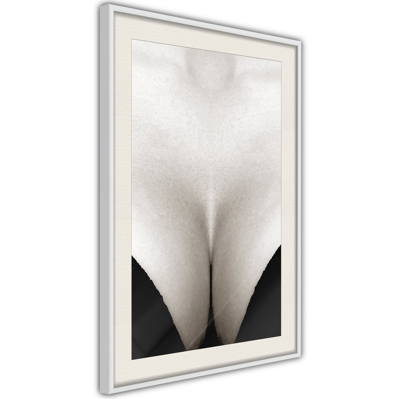 Poster - Delicate Skin  - wit passepartout
