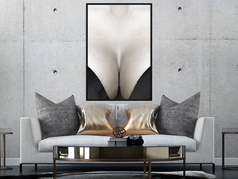 Poster - Delicate Skin  - zwart