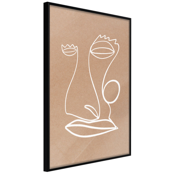 Poster - Face  - zwart