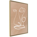 Poster - Face  - goud