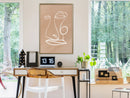 Poster - Face  - goud