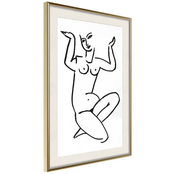 Poster - Exposed Emotions  - goud passepartout