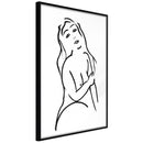 Poster - Shape of a Woman  - zwart
