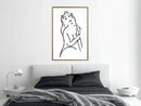 Poster - Shape of a Woman  - goud