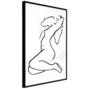 Poster - Coquettish Pose  - zwart