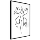 Poster - Delicate Feminity  - zwart