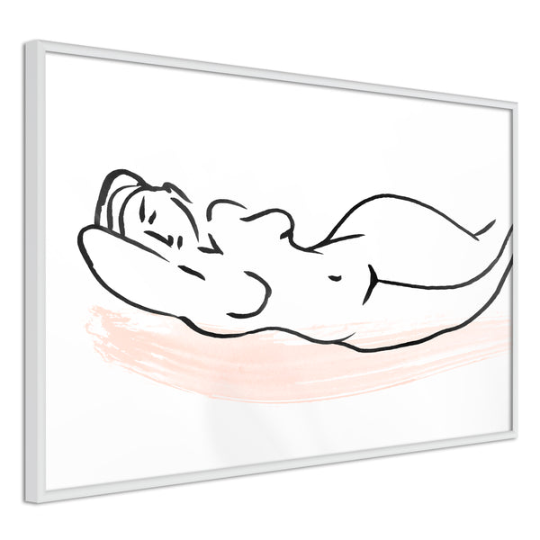 Poster - Baroque Shapes  - wit