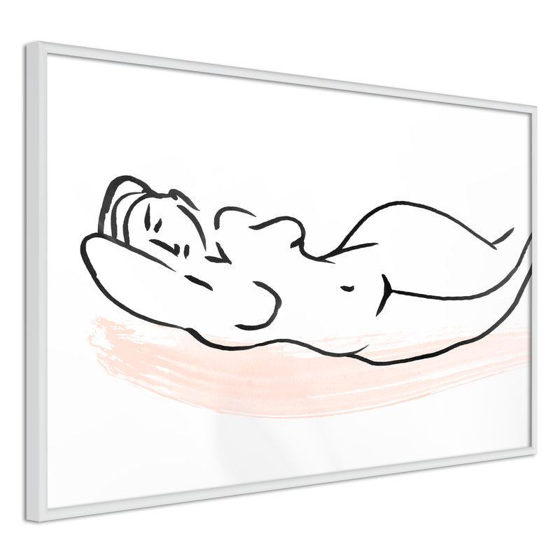 Poster - Baroque Shapes  - wit