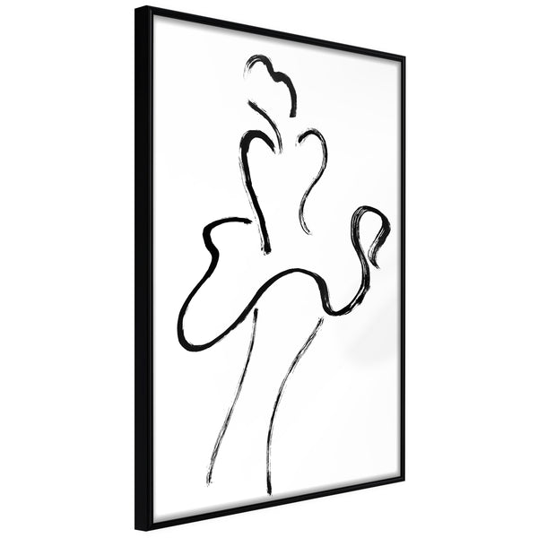 Poster - Marilyn Outline  - zwart
