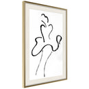 Poster - Marilyn Outline  - goud passepartout