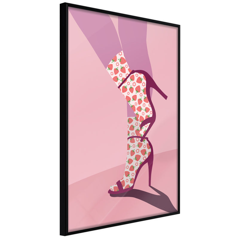 Poster - Fruity Socks  - zwart