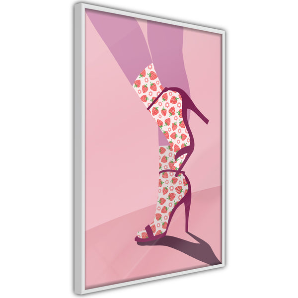 Poster - Fruity Socks  - wit