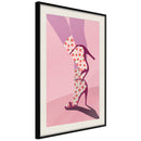 Poster - Fruity Socks  - zwart passepartout