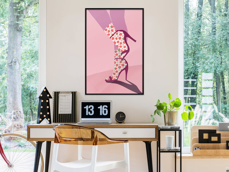 Poster - Fruity Socks  - zwart