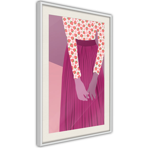 Poster - Fruity Blouse  - wit passepartout