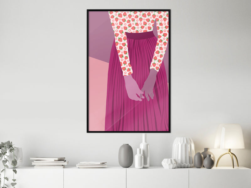 Poster - Fruity Blouse  - zwart