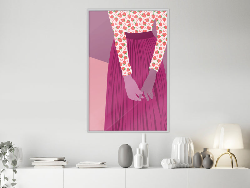Poster - Fruity Blouse  - wit