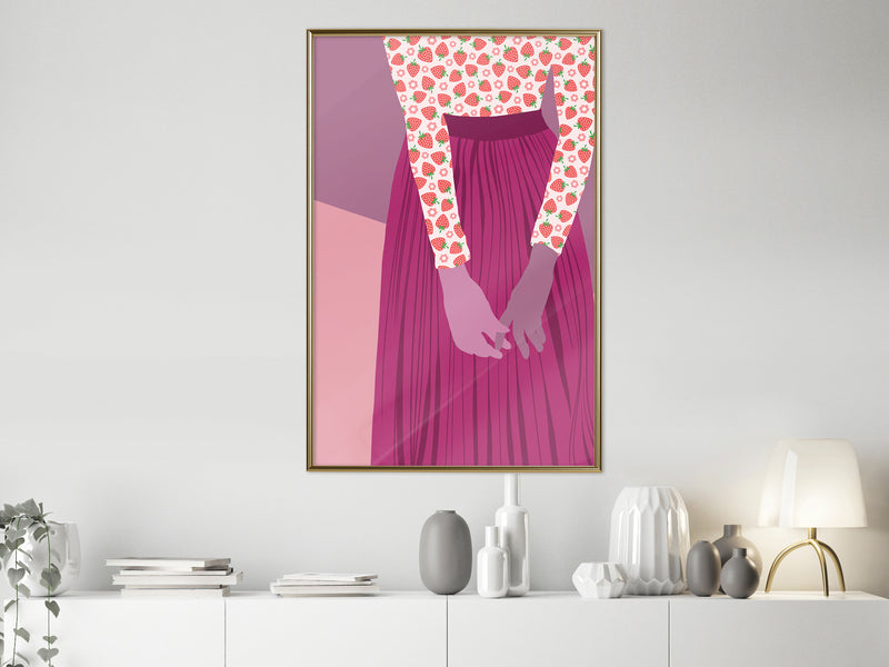 Poster - Fruity Blouse  - goud