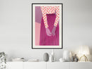 Poster - Fruity Blouse  - zwart passepartout