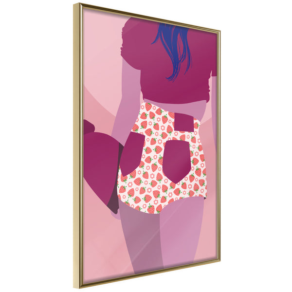 Poster - Fruity Shorts  - goud