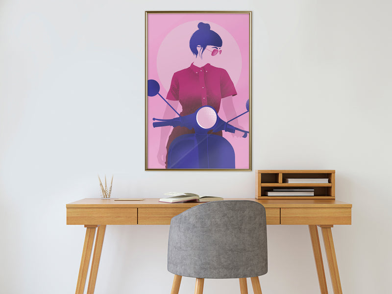 Poster - Independent Girl  - goud