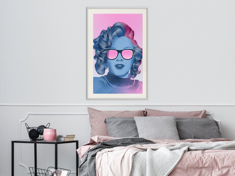 Poster - Pop Culture Icon  - wit passepartout