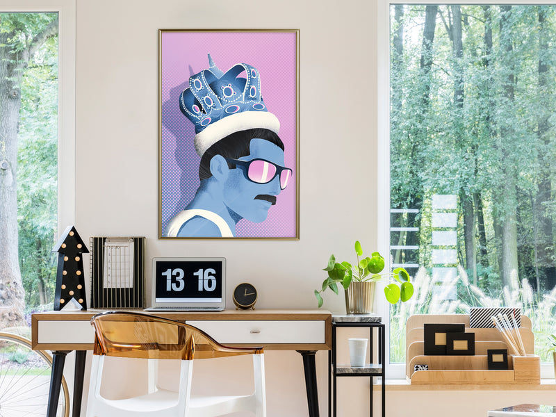Poster - King of Music  - goud