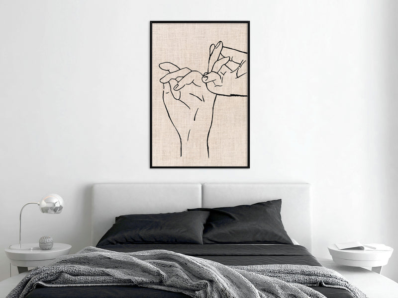 Poster - United  - zwart