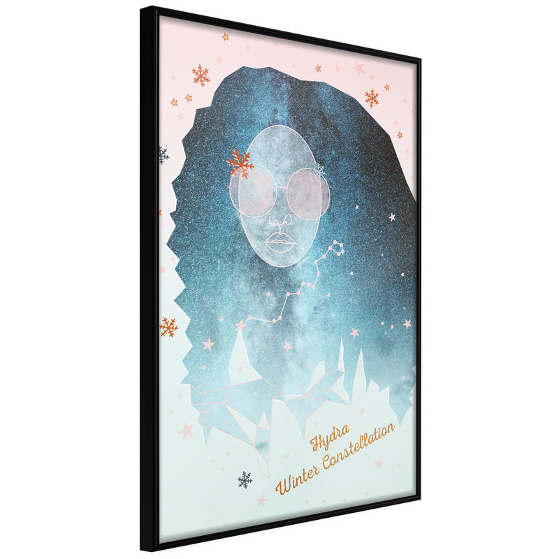 Poster - Winter Constellation  - zwart