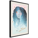 Poster - Winter Constellation  - zwart passepartout