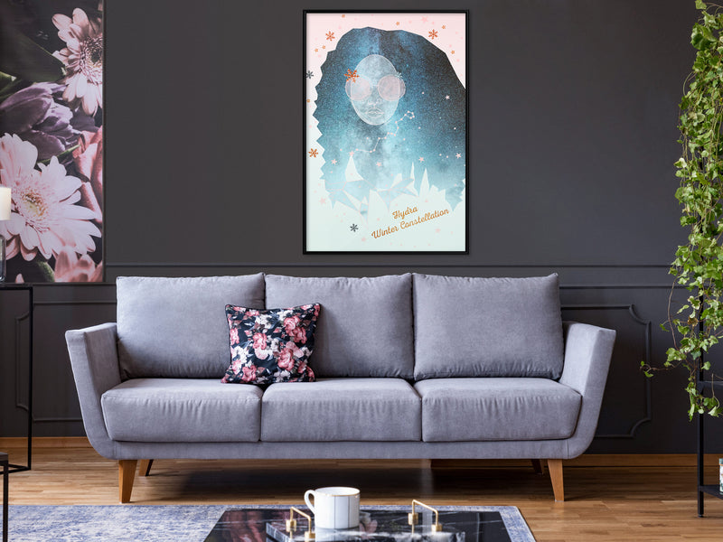 Poster - Winter Constellation  - zwart