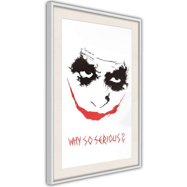 Poster - Villain  - wit passepartout