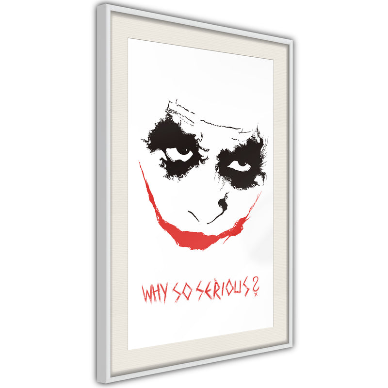 Poster - Villain  - wit passepartout